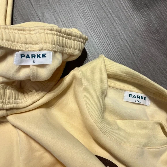 Parke Los Angeles set BRAND NEW mockneck and boxer sweatpants - Picture 2 of 2